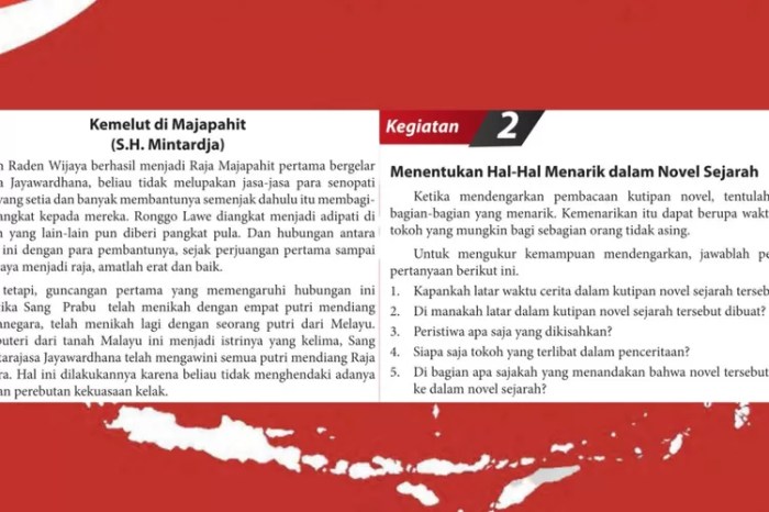 Analisis struktur novel sejarah kemelut di majapahit