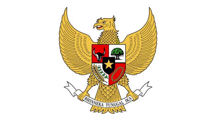 Garuda burung lambang mewarnai