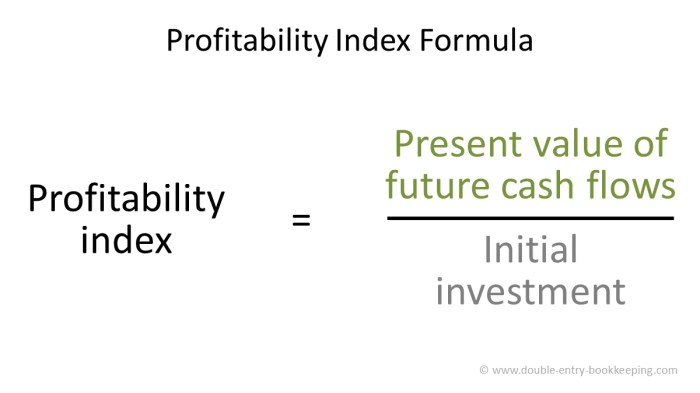 Cara menghitung profitability index