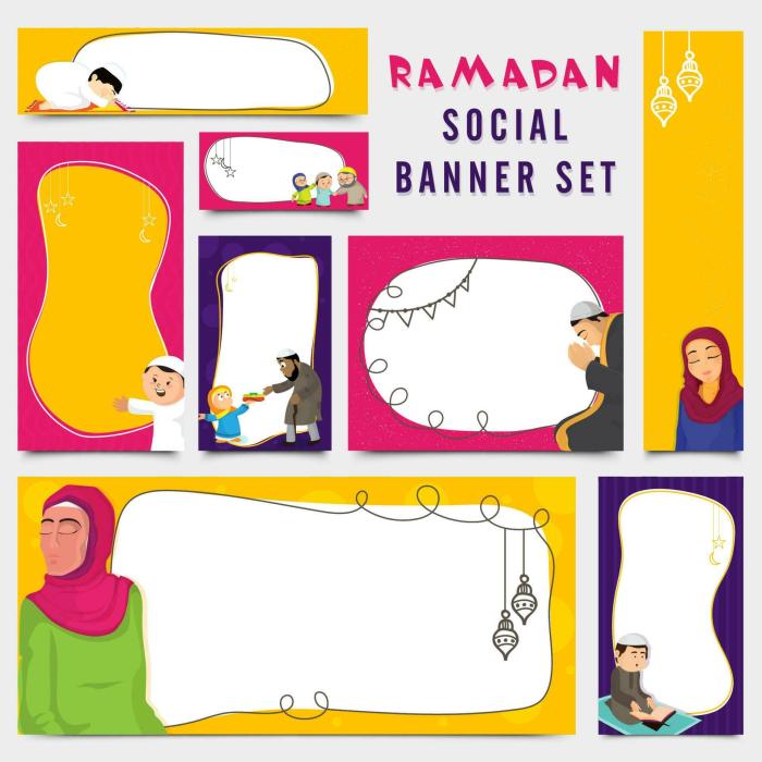 Contoh banner tema berbagi dalam ramadhan