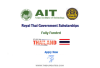 Royal thai government scholarship asian institute of technology s2 s3 1