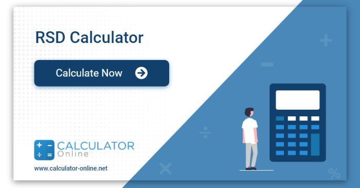 Formula relative rsd formulas