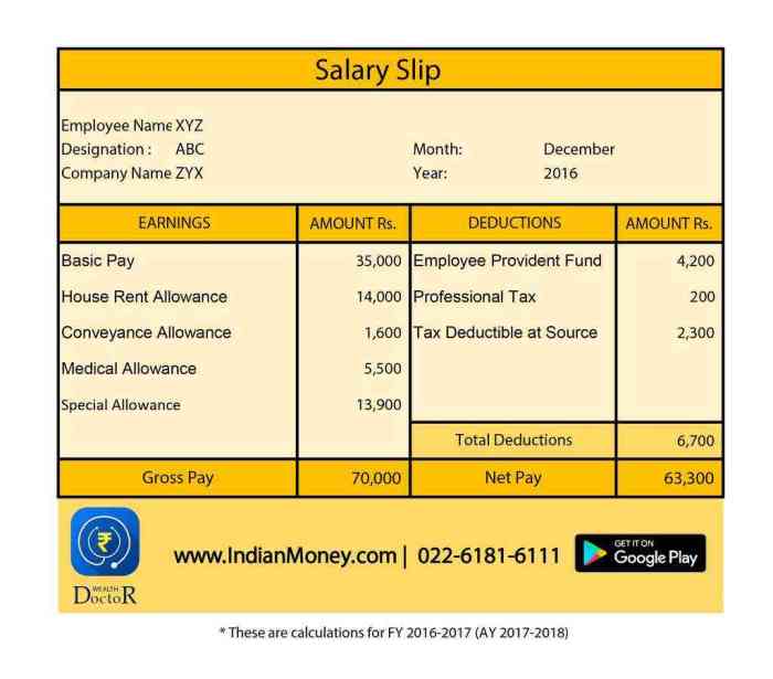 Salary basic gross formula pay definition income tax ctc usually