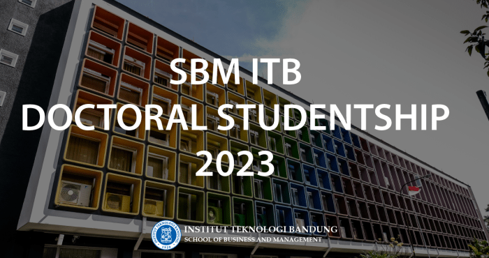 Beasiswa s3 di itb jurusan bisnis dan manajemen