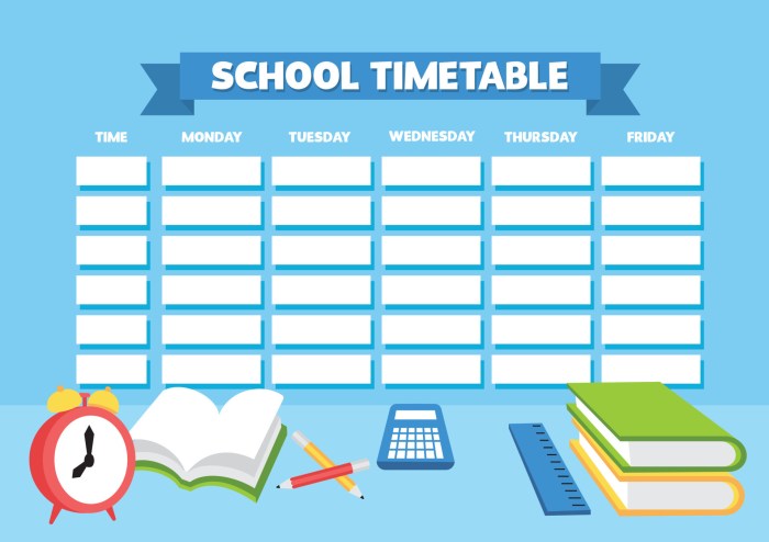 Contoh jadwal pelajaran bahasa inggris