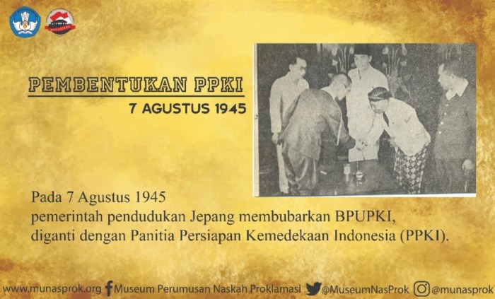 Sejarah singkat pembentukan ppki