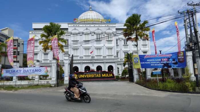 Mulia universitas balikpapan pemerintah kota kerjasama teknologi prasarana fasilitasi sarana jalin