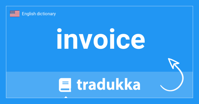 Invoice artinya dalam bahasa indonesia