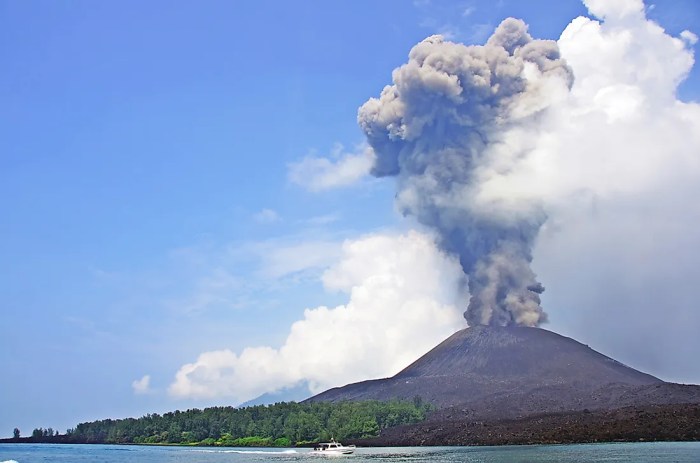 Sejarah letusan gunung krakatau