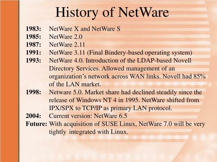 Novell network system netware documentation operating software 2001 archive