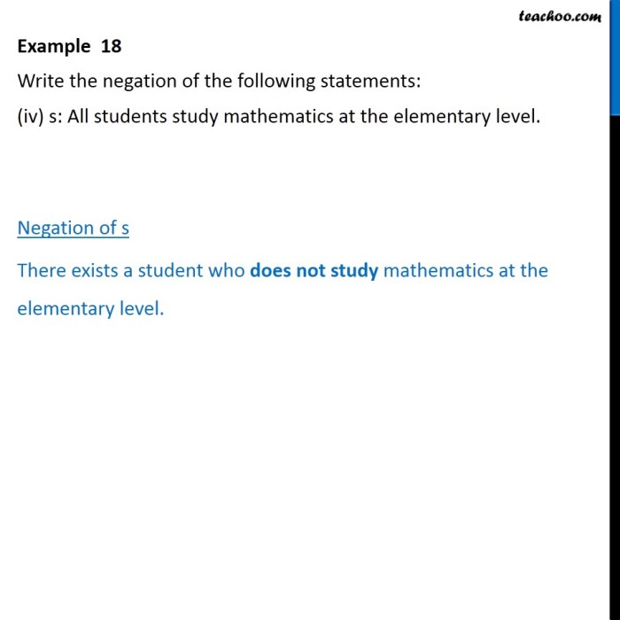 Ingkaran pernyataan semua murid menganggap matematika sukar adalah