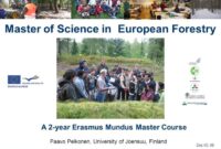 Erasmus european forestry msc ef s2 1