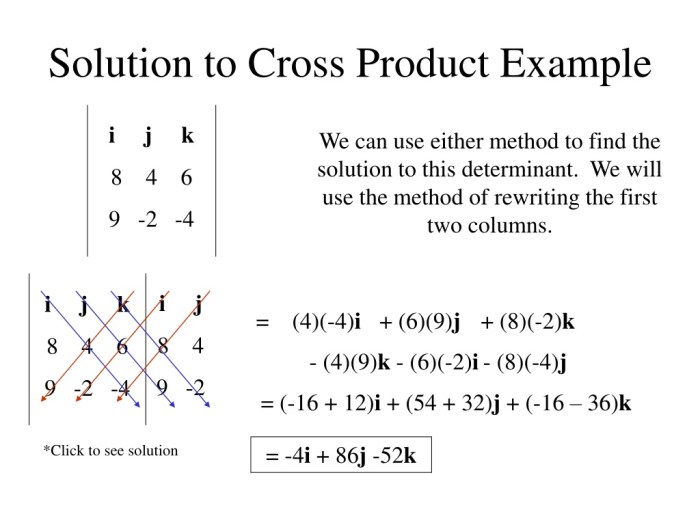 Contoh soal cross vektor