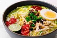 Resep soto ayam dalam bahasa inggris