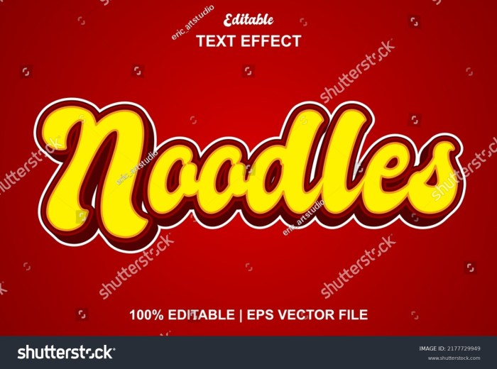 Noodle bahasa inggris tts