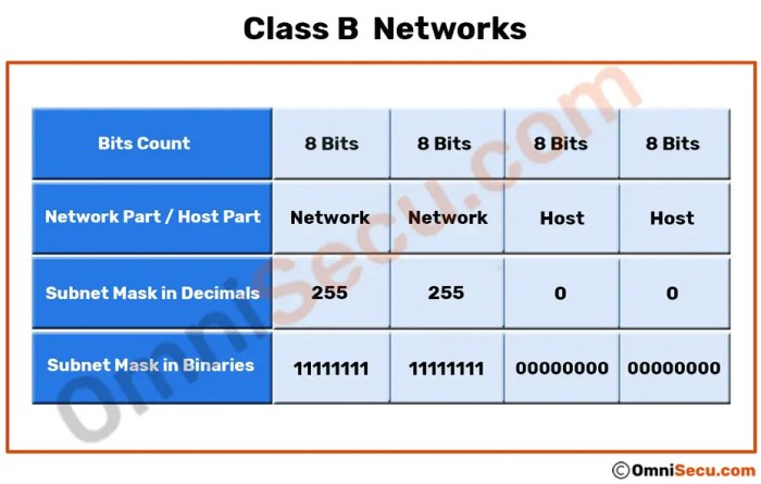 Ip address class classes addresses