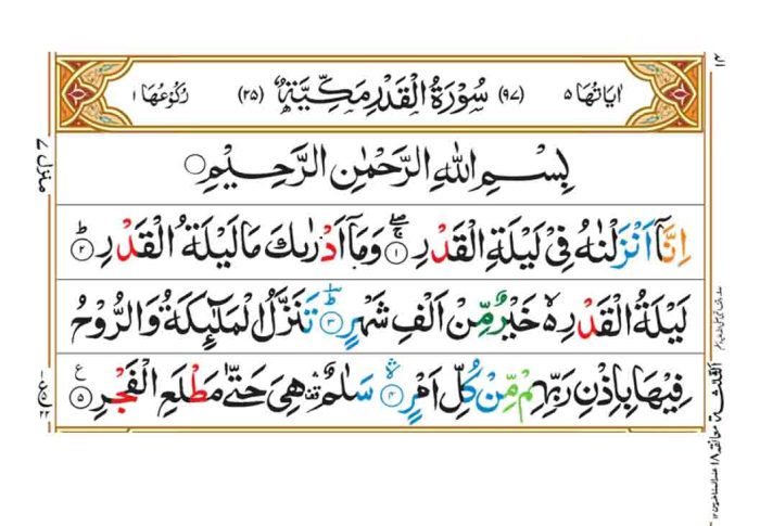 Sejarah surah al qadr