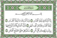 Sejarah surah al qadr