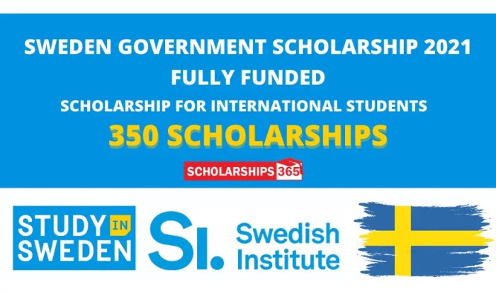 Beasiswa full s2 dari swedish institute study scholarships siss di swedia