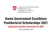 Beasiswa s3 postdoctoral dan riset dari pemerintah swiss