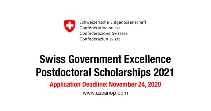 Beasiswa s3 postdoctoral dan riset dari pemerintah swiss