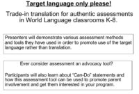 Target language conditional second first