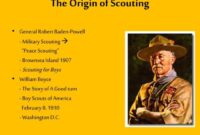 History boy scouts scouting powell baden powerpoint presentation ppt origin robert general