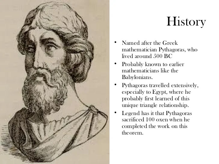 Theorem history pythagorean