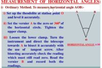 Cara menghitung jarak datar pada theodolite