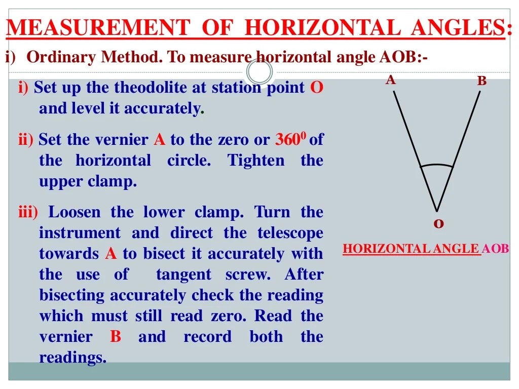 Cara menghitung jarak datar pada theodolite