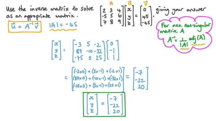 Contoh soal invers matriks dan jawabannya