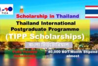 Thailand international postgraduate programme s2 2