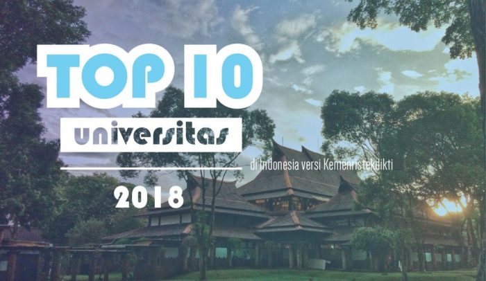 10 universitas terbaik di indonesia 2018