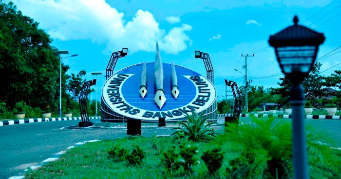 University logo belitung bangka