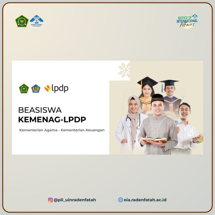 Beasiswa pmld program magister lanjut ke doktor dari kemenag ri