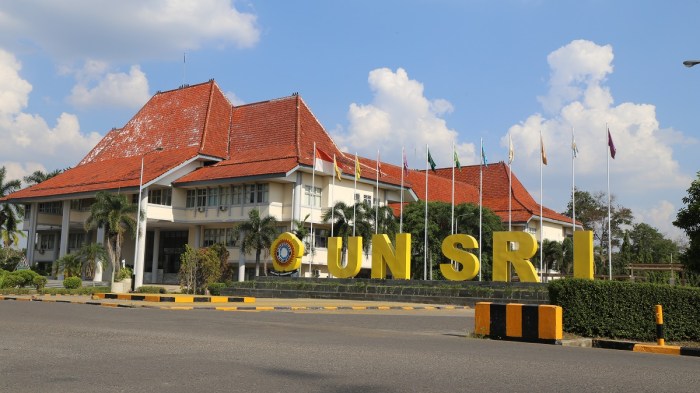 Luas universitas sriwijaya