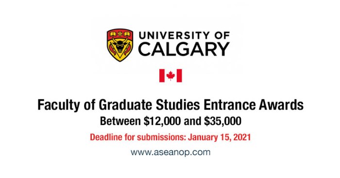 Faculty graduate studies entrance awards university calgary s2 s3 1