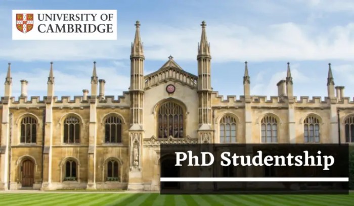 Beasiswa s2 dan s3 di university of cambridge inggris