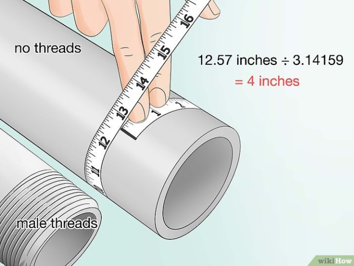 Cara menghitung diameter pipa