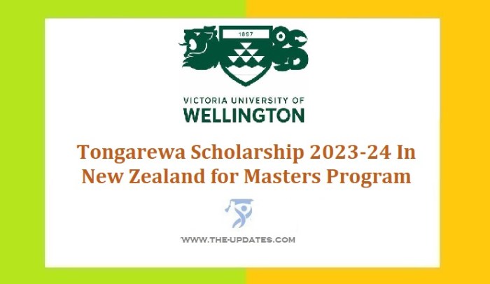 Tongarewa scholarship victoria university of wellington s2 3