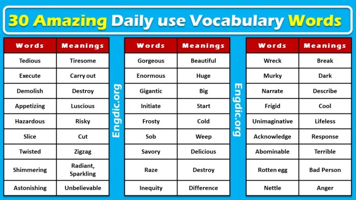 Vocab bahasa inggris dan artinya