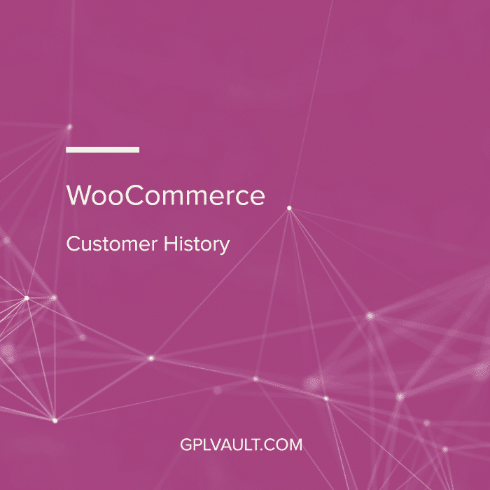 Woocommerce history