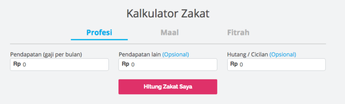 Cara menghitung hak amil zakat