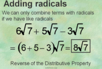 Contoh soal penjumlahan bentuk akar