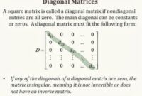 Contoh soal matriks diagonal