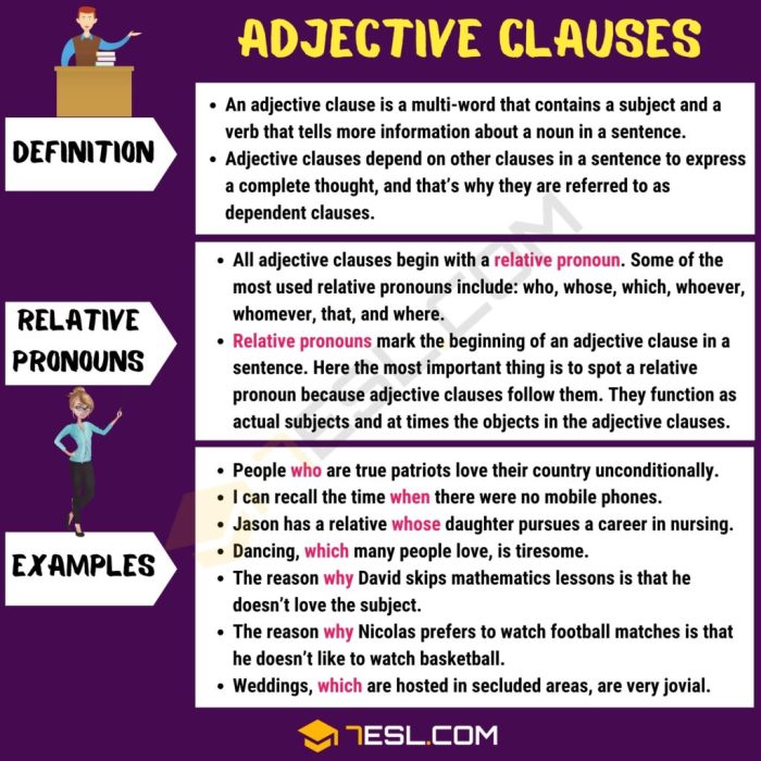 Contoh soal adjective clause beserta jawabannya