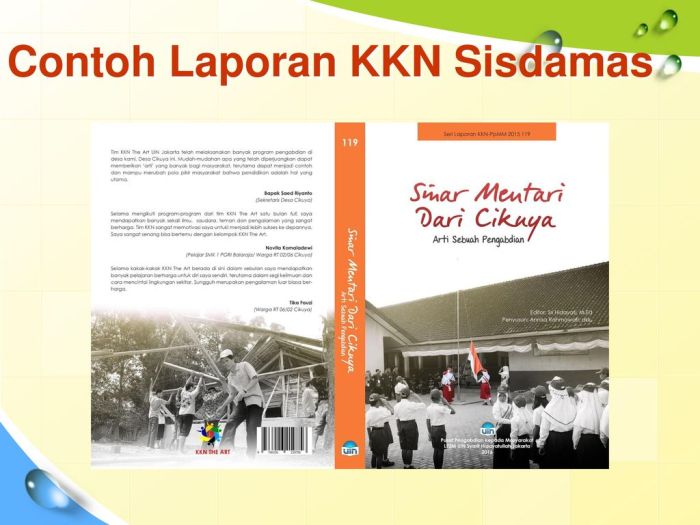 Contoh laporan kelompok kkn