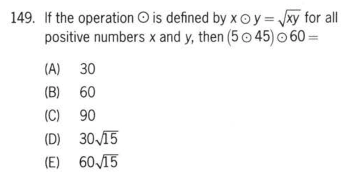 Contoh soal gmat