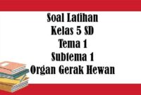 Contoh soal uts kelas 5 semester 1