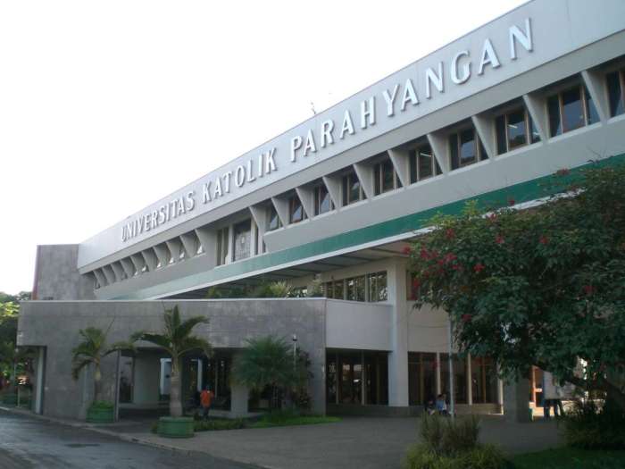 Daftar universitas parahyangan